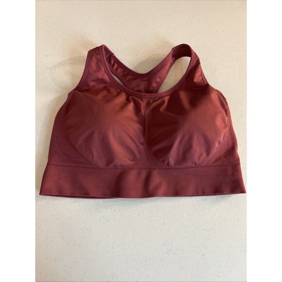 Soma Burgundy Sports Bra - Picture 1 of 7